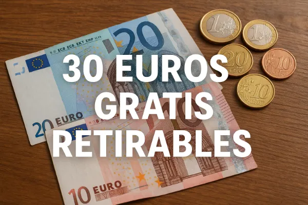 30 euros gratis retirables